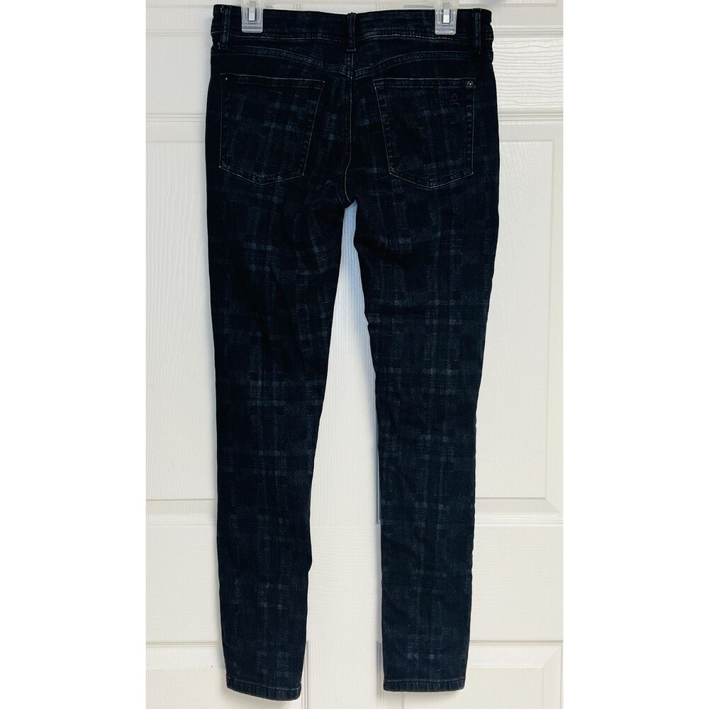 DL1961 Size 29 Florence Instasculpt Dahlia Printed Black Denim - Picture 3 of 11